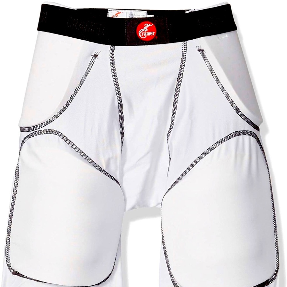 Cramer Classic 5-Pad Football Girdle With Hip, Tailbone and Thigh Pads